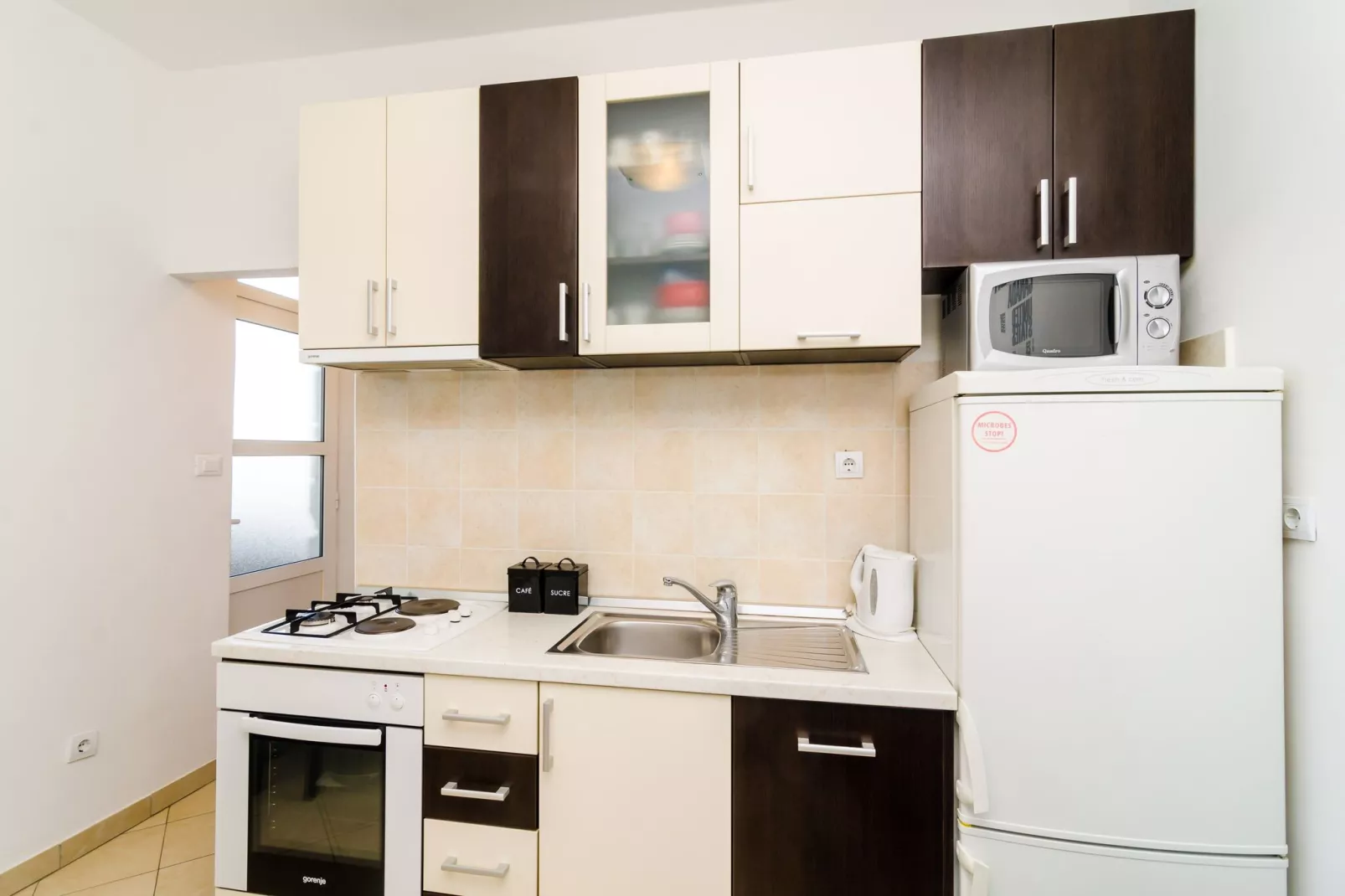 Apartment Eulalija- One-Bedroom Apartment with Terrace and Sea View-Küche