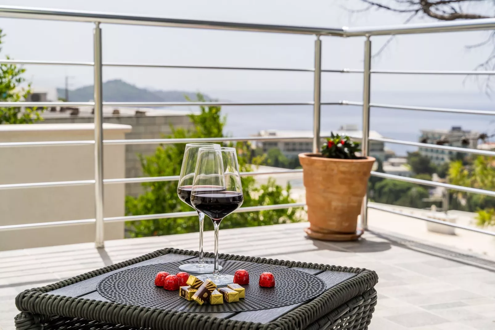 Apartment Eulalija- One-Bedroom Apartment with Terrace and Sea View-Terrasse