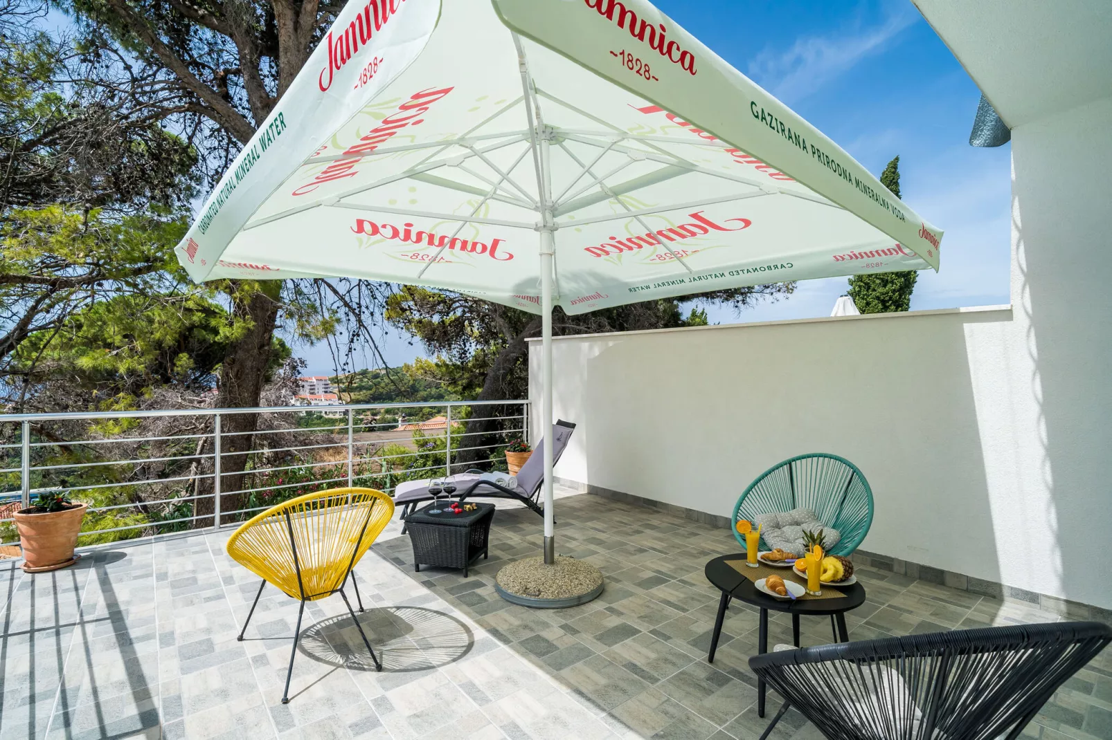 Apartment Eulalija- One-Bedroom Apartment with Terrace and Sea View-Terrasse