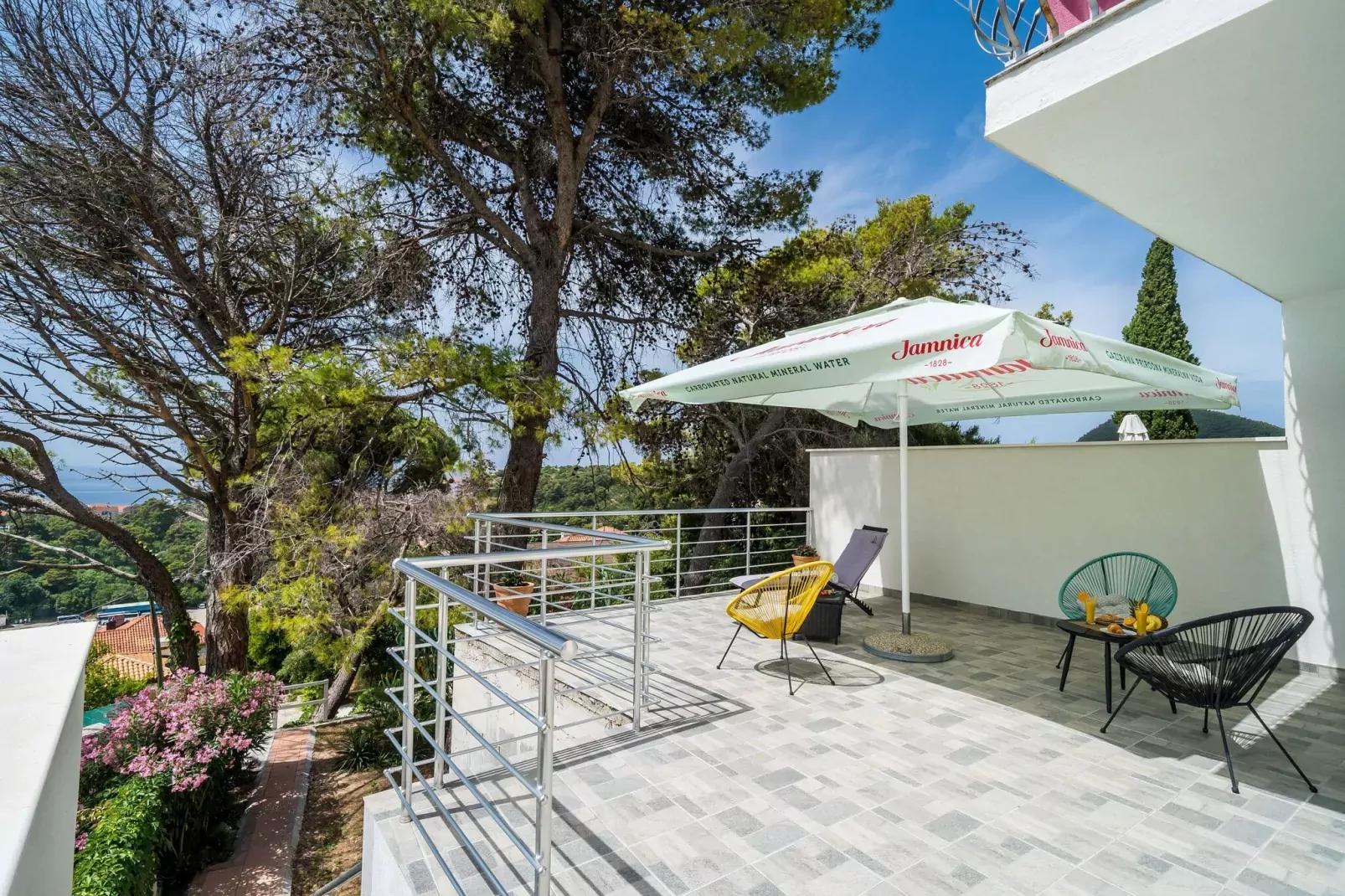 Apartment Eulalija- One-Bedroom Apartment with Terrace and Sea View-Terrasse