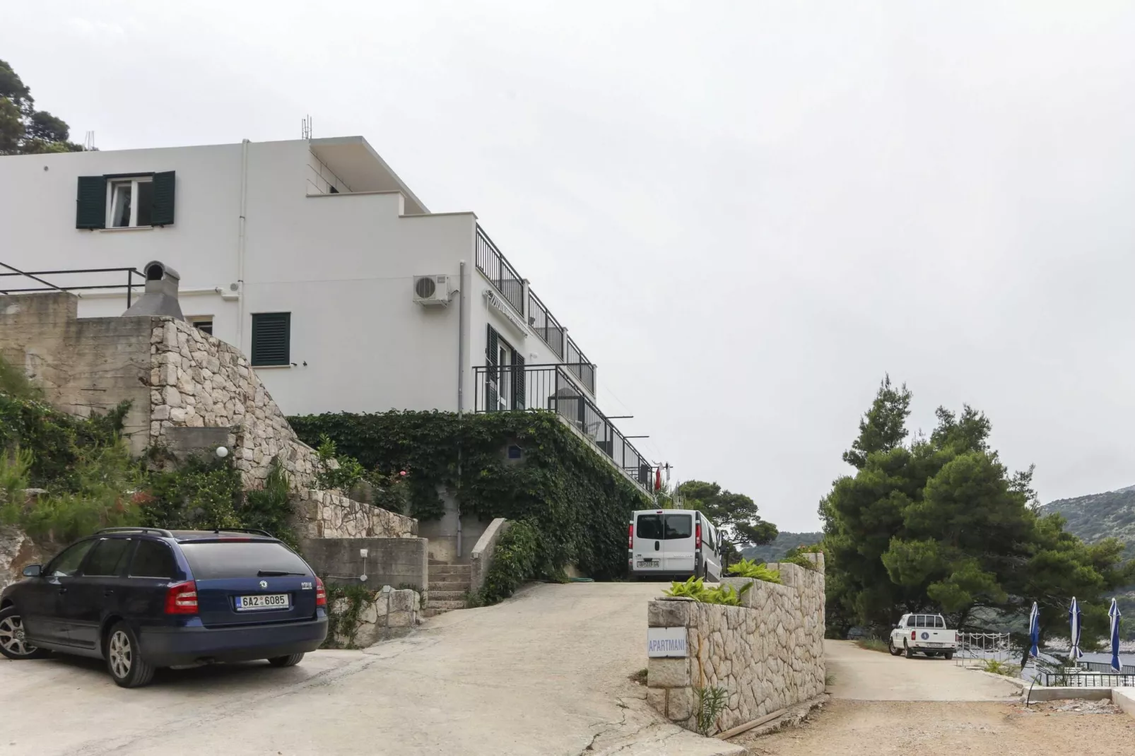 Apartments Posta - Studio with Balcony and Sea View - Apartman 2-Outdoor