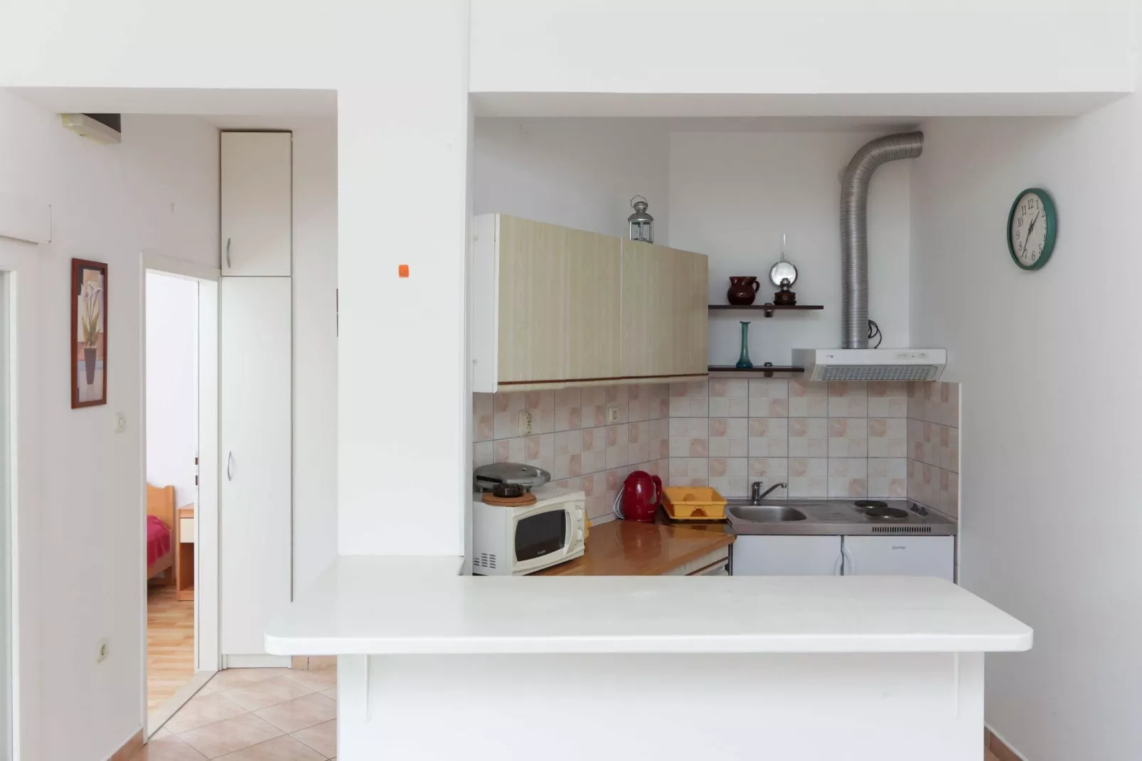 Apartments Posta - One-Bedroom Apartment with Terrace and Sea View (4 Adults) - Apartman 4-Kitchen