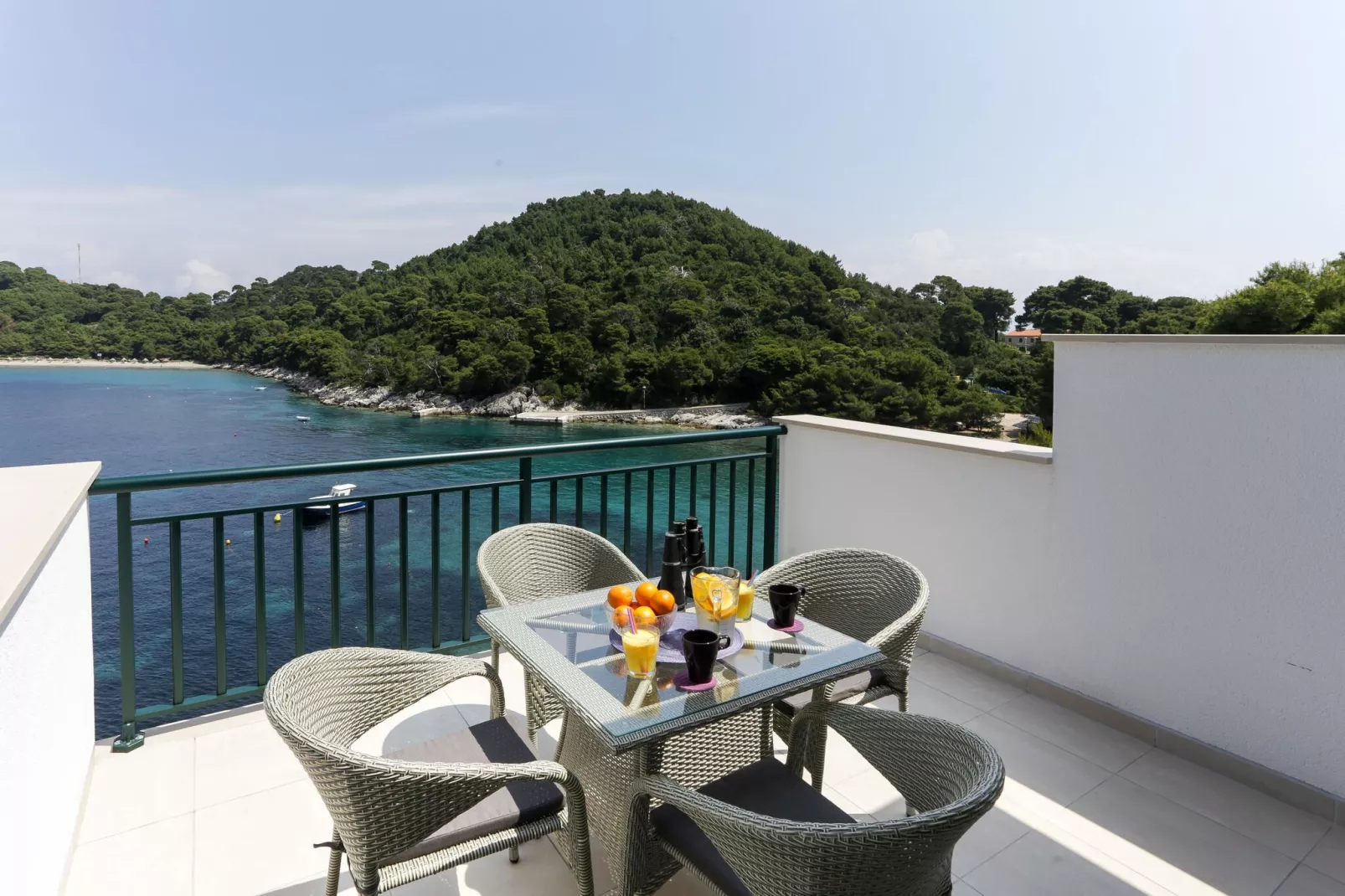 Apartments Posta - One-Bedroom Apartment with Terrace and Sea View - Apartman 5-View
