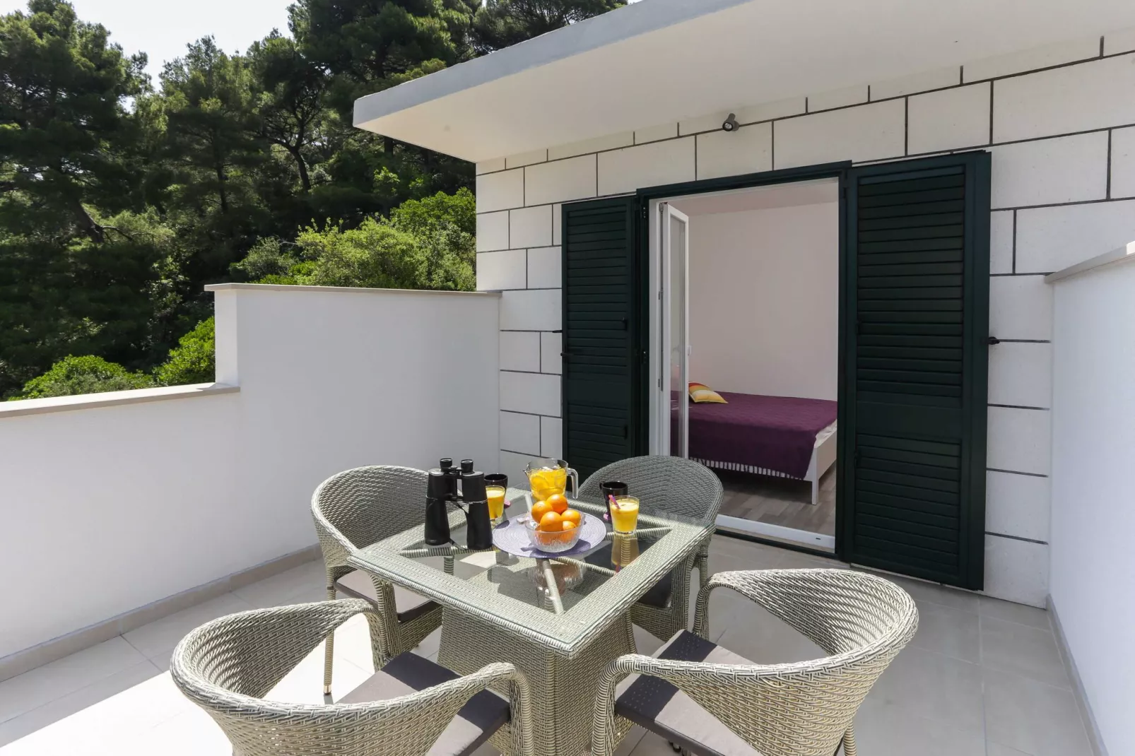 Apartments Posta - One-Bedroom Apartment with Terrace and Sea View - Apartman 5-Terrace