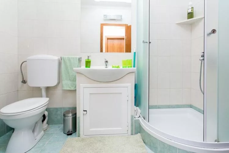 Apartment Penetra - Two Bedroom Apartment with Balcony and Sea View-Bathroom