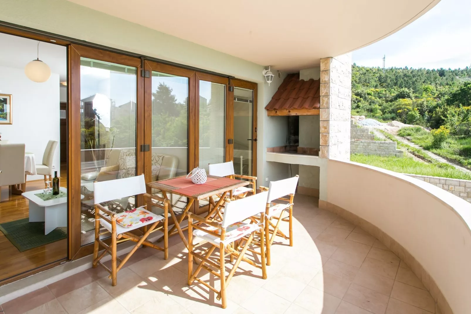 Apartment Penetra - Two Bedroom Apartment with Balcony and Sea View-Terrace