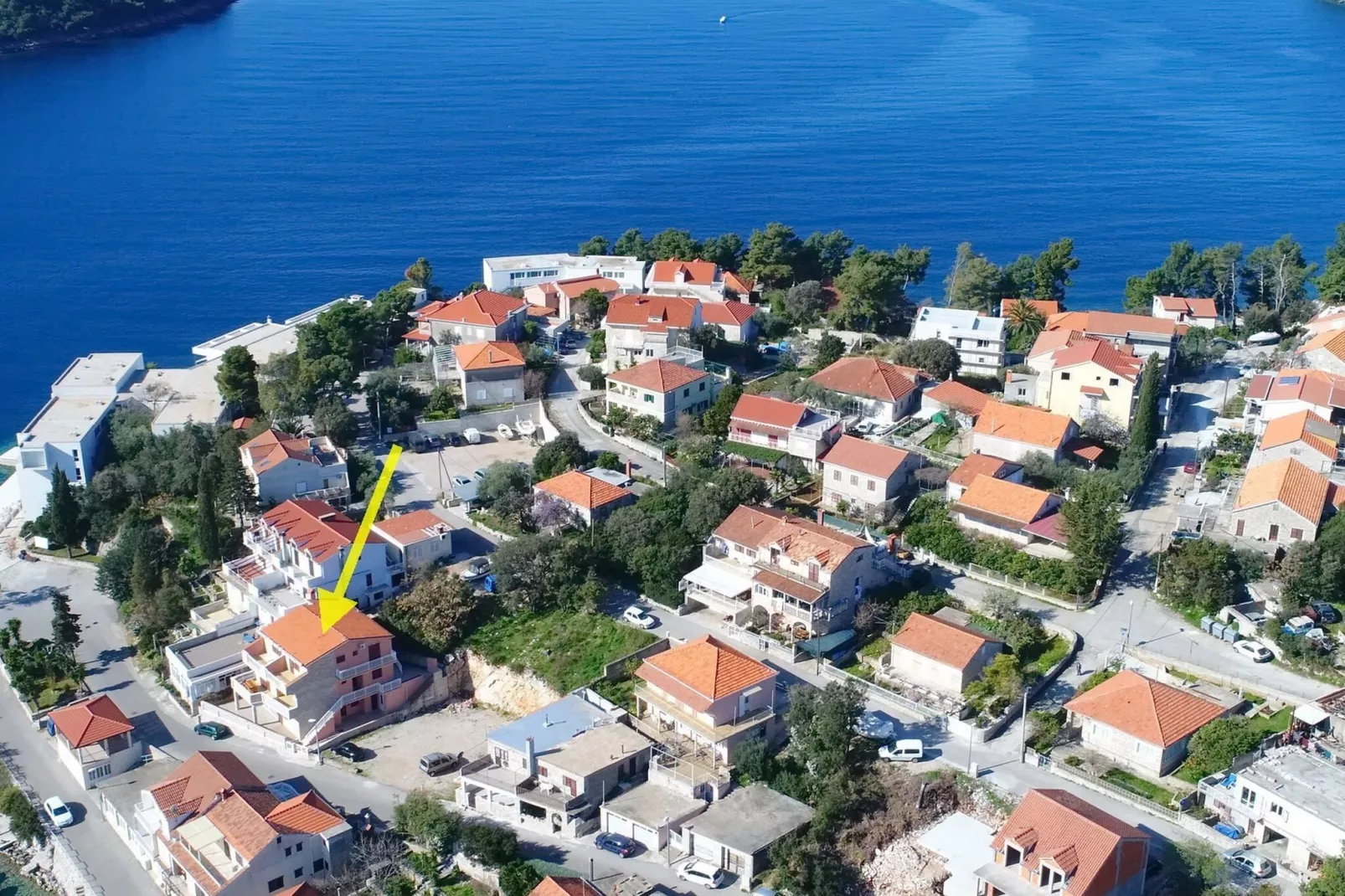 Apartments Kuzma - One-Bedroom Apartment with Balcony and Sea View-View