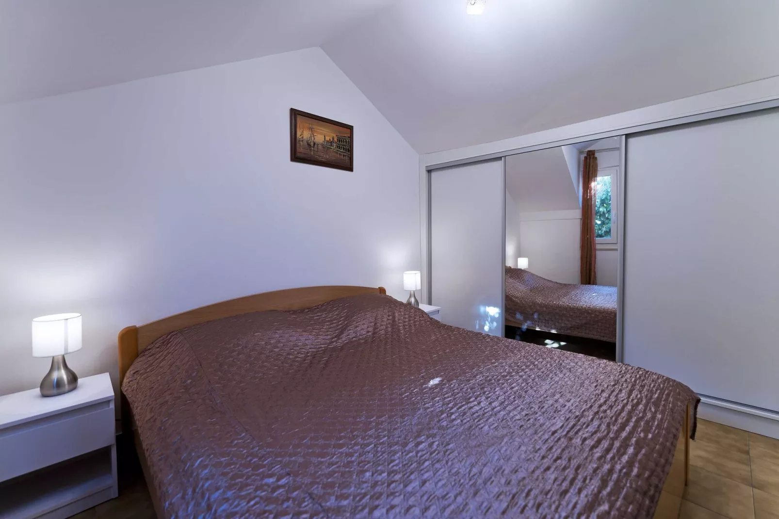Apartment Niki - One-Bedroom Apartment with Balcony (A2+1)-Chambre