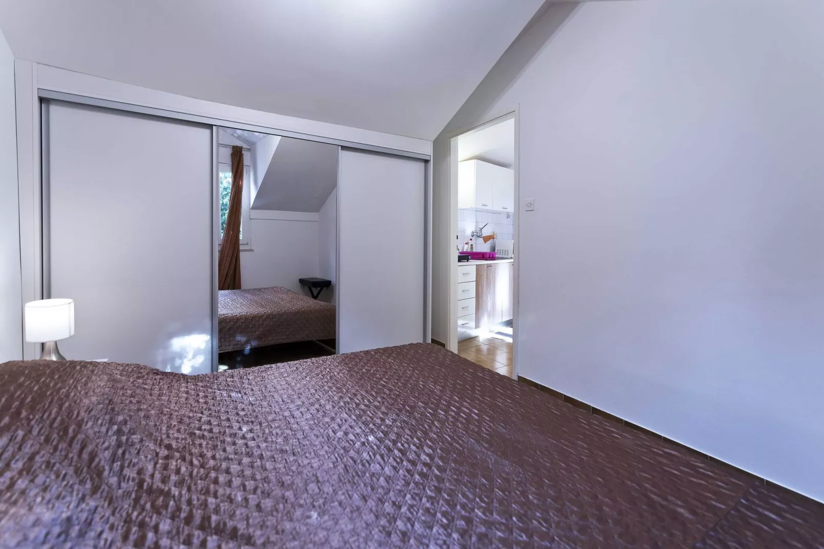 Apartment Niki - One-Bedroom Apartment with Balcony (A2+1)-Chambre
