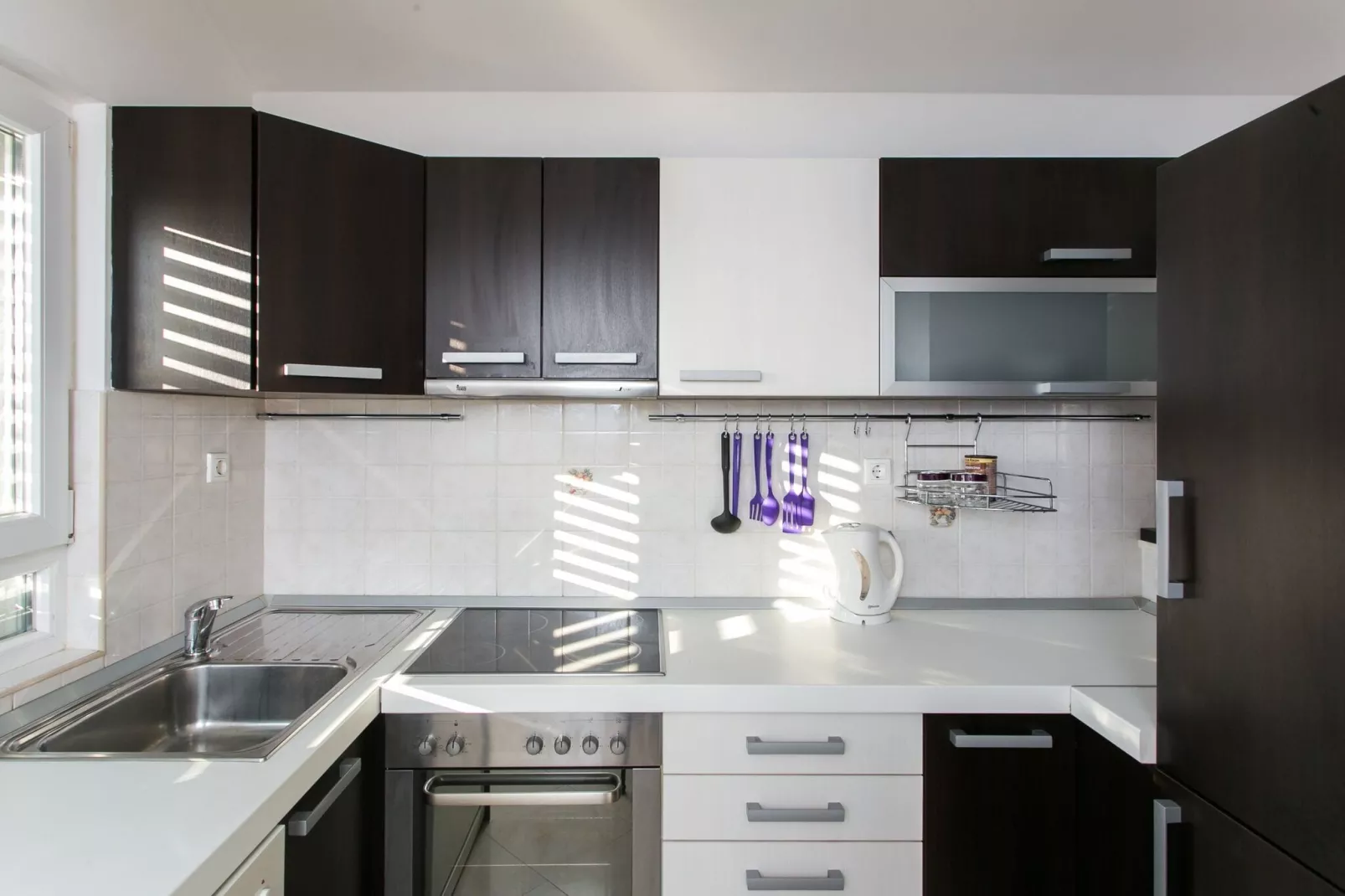Apartment Marlo - Two-Bedroom Apartment with Balcony (Top Floor)-Küche