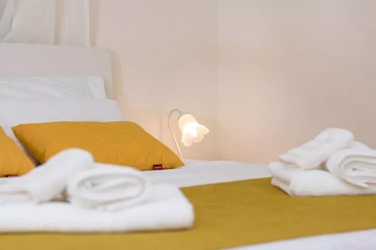 Apartments Lotea - Two-Bedroom Apartment with Terrace and Sea View-Bedroom