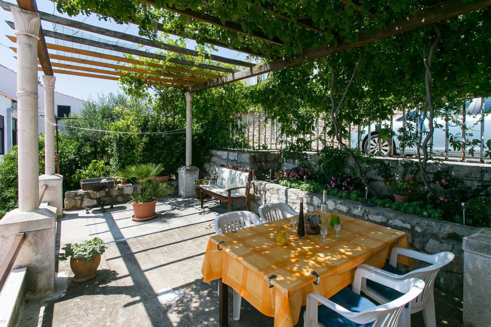 Apartment Gigi - Two Bedroom Apartment with Terrace and Sea View-Terrasse
