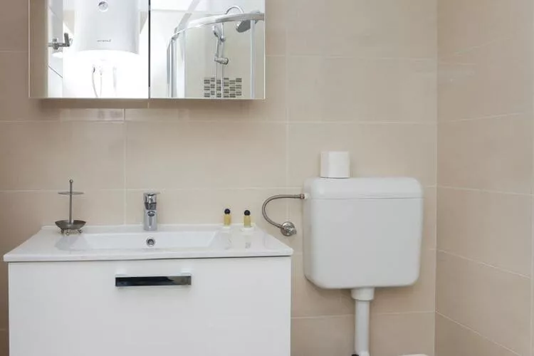Apartments Posta - Comfort One-Bedroom Apartment with Terrace and Sea View - Apartman 6-Bathroom