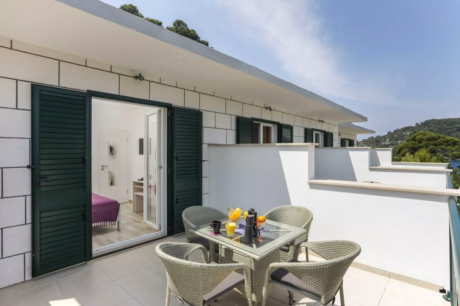 Apartments Posta - Comfort One-Bedroom Apartment with Terrace and Sea View - Apartman 6-Terrace