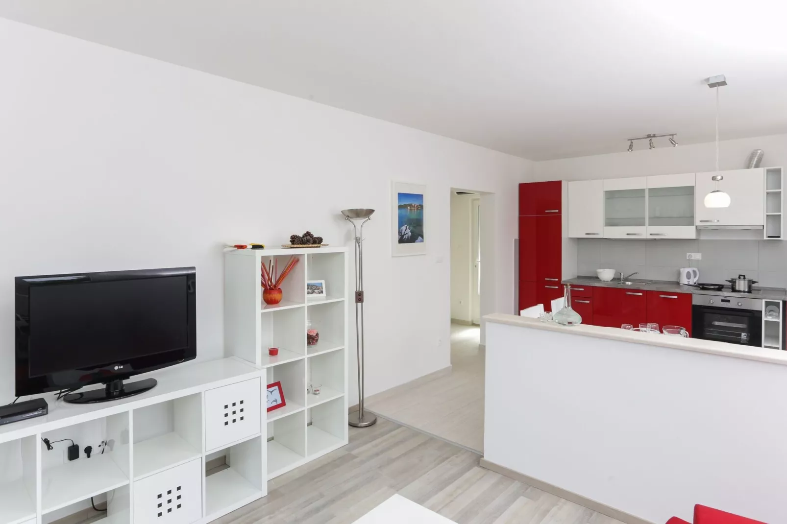 Apartments Posta - Deluxe One-Bedroom Apartment with Balcony and Sea View - Apartman 8-Kitchen