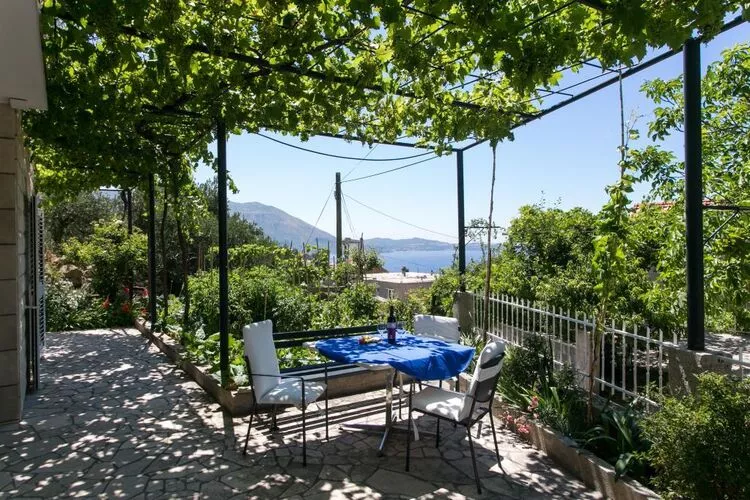 Apartments Olive - Comfort One Bedroom Apartment with Terrace and Sea View - Popolica 50-Terrace