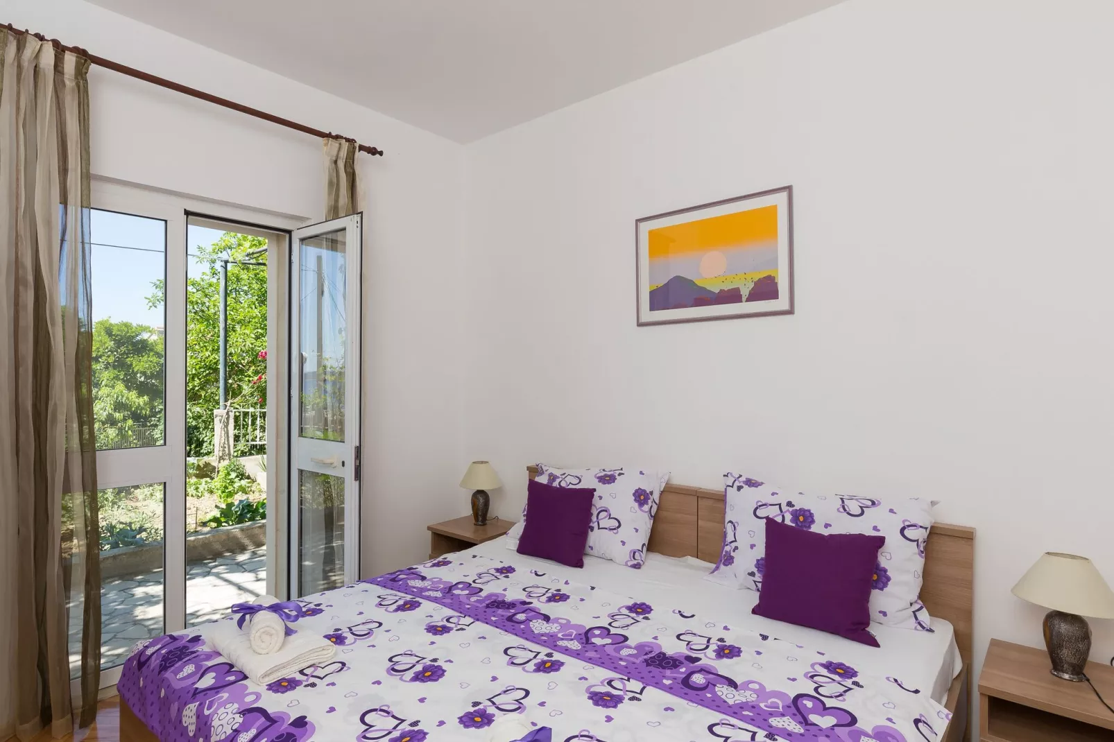 Apartments Olive - One Bedroom Apartment with Terrace and Partial Sea View - Popolica 50-Bedroom