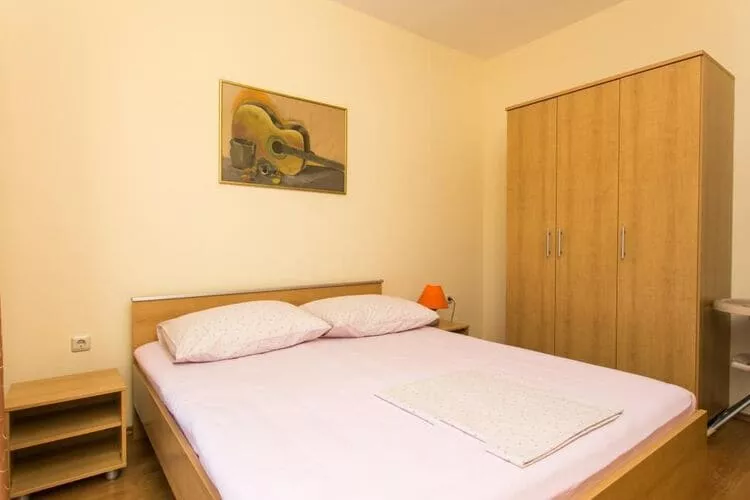 Apartments Marina - One Bedroom Apartment with Balcony and Sea View-Bedroom
