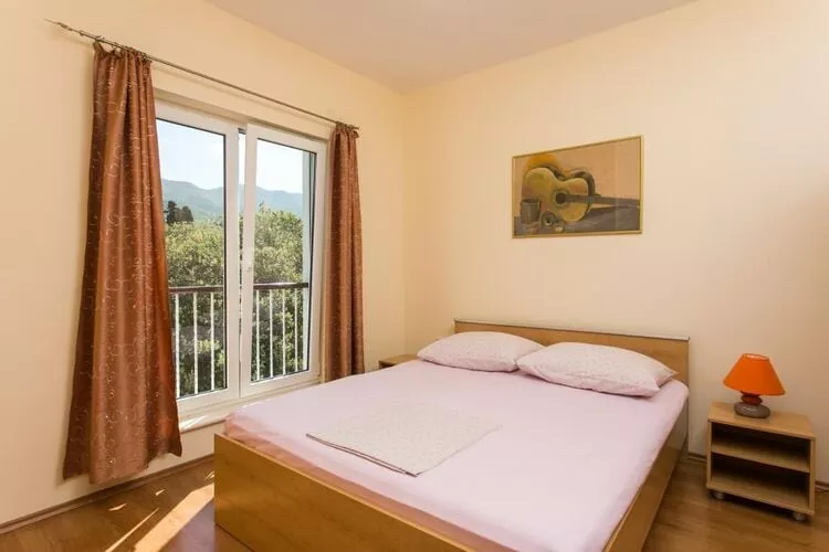 Apartments Marina - One Bedroom Apartment with Balcony and Sea View-Bedroom