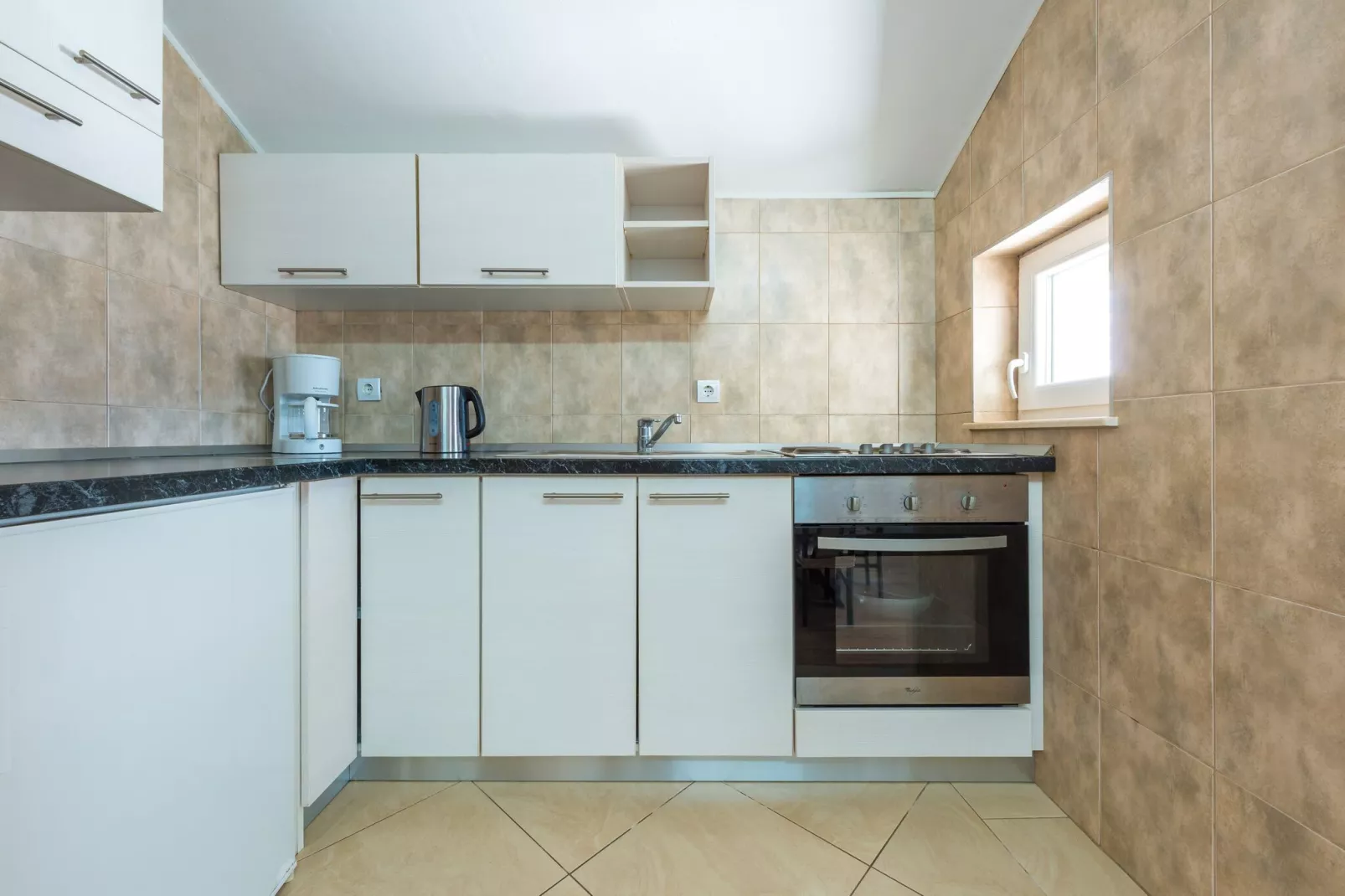 Apartments Lucija - Three Bedroom Apartment with Terrace and Sea View-Kitchen