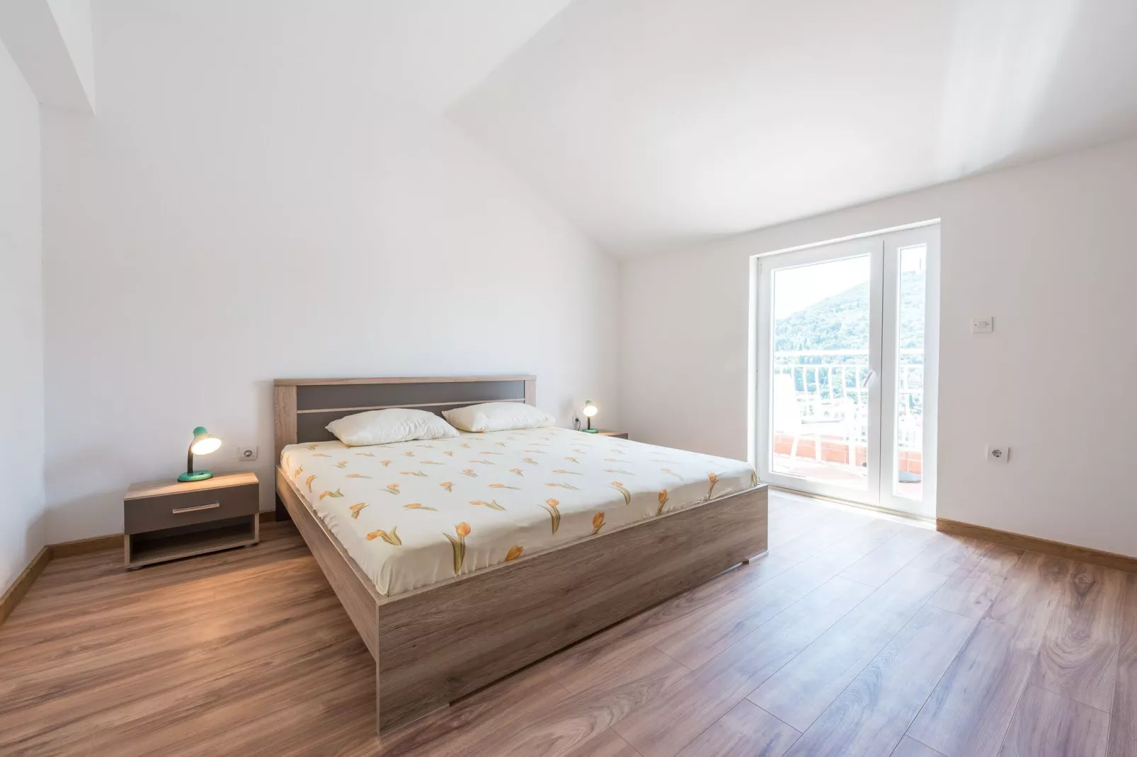 Apartments Lucija - Three Bedroom Apartment with Terrace and Sea View-Bedroom