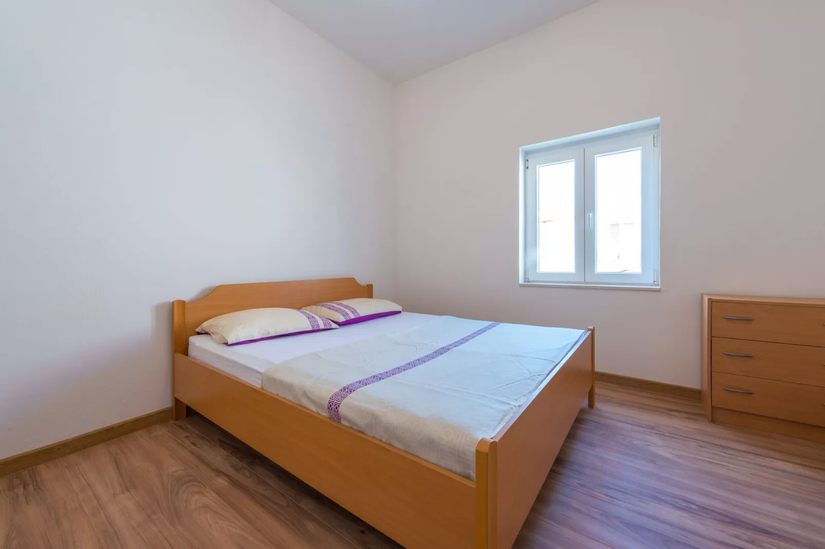 Apartments Lucija - Three Bedroom Apartment with Terrace and Sea View-Bedroom