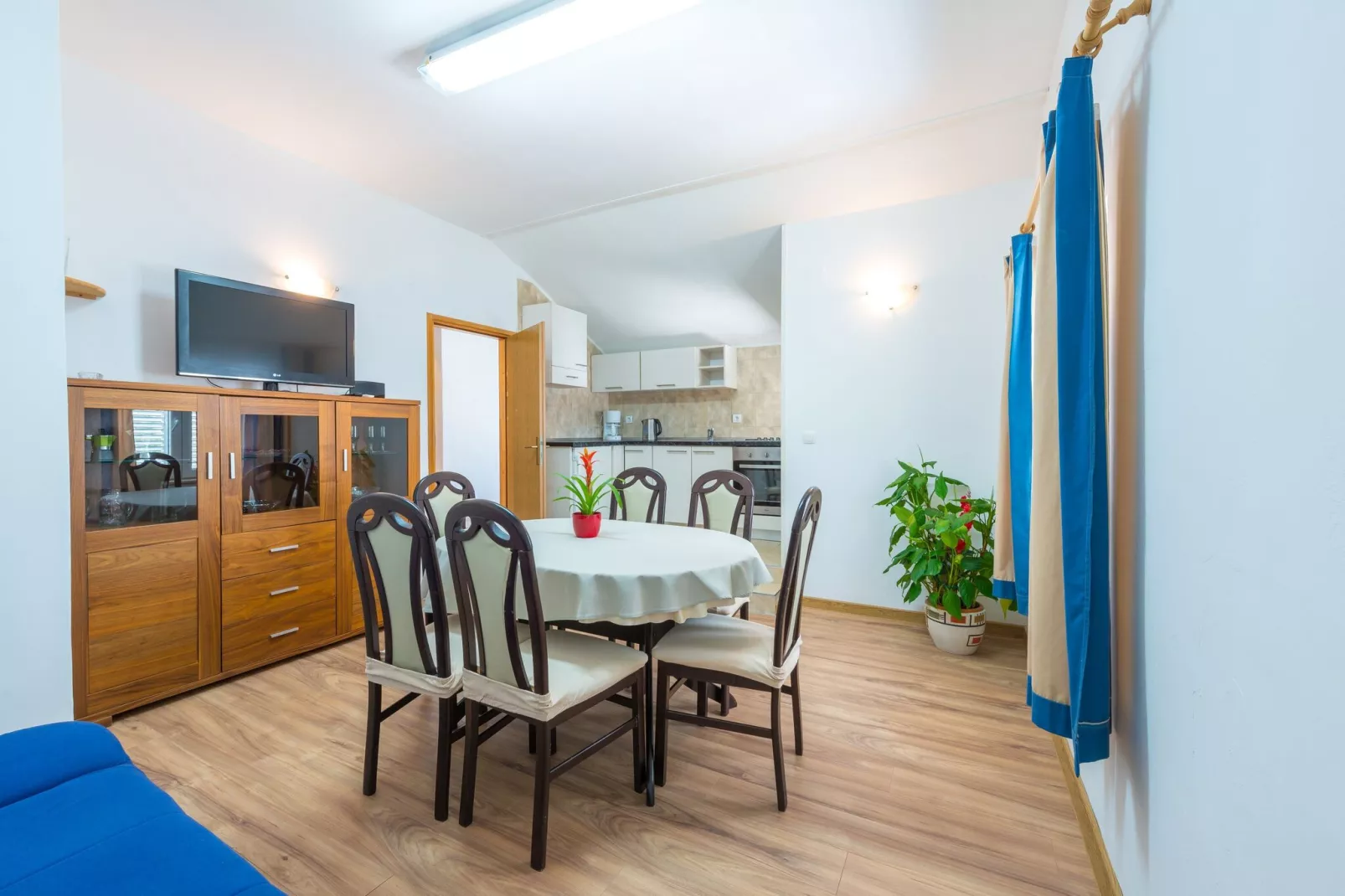 Apartments Lucija - Three Bedroom Apartment with Terrace and Sea View-Living room