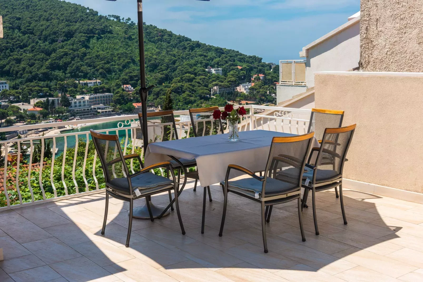 Apartments Lucija - Three Bedroom Apartment with Terrace and Sea View-Terrace