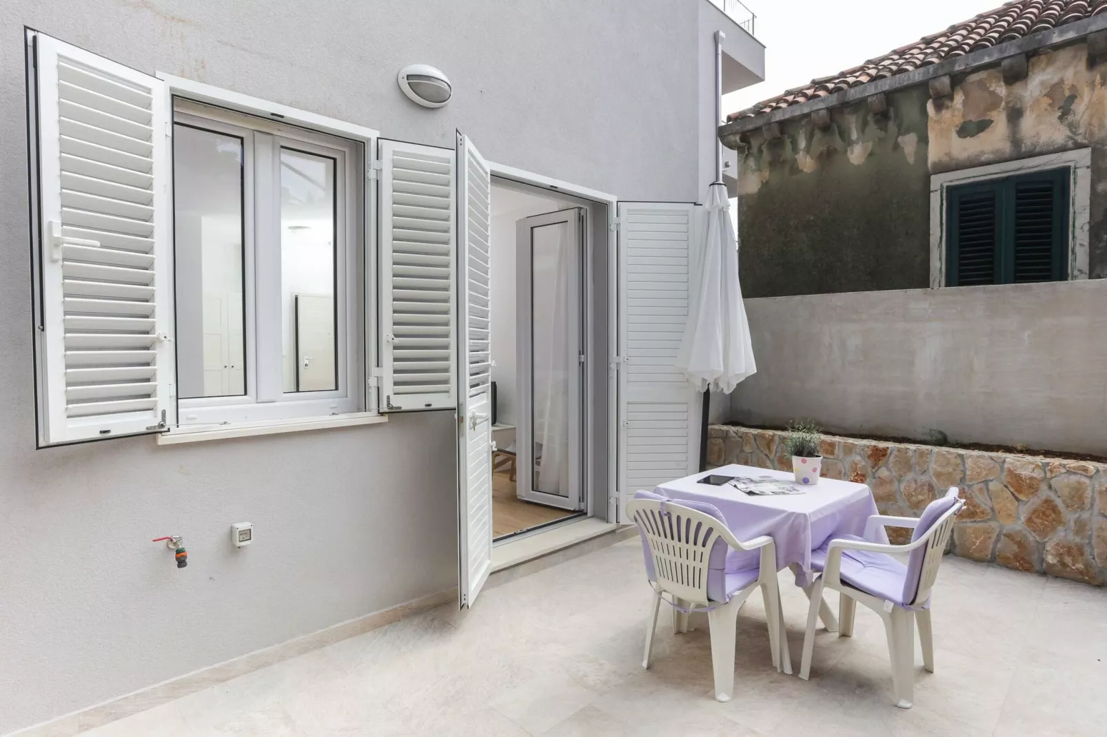 Apartments Villa Karmen - Studio with Terrace (Lavanda)-Terrace balcony