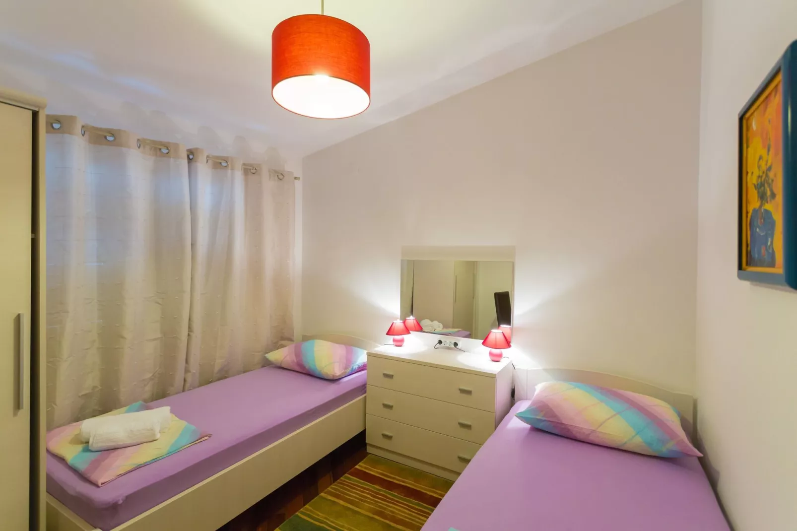 Apartment Sun & Sky - Two Bedroom Apartment with Balcony and Sea View-Schlafzimmer