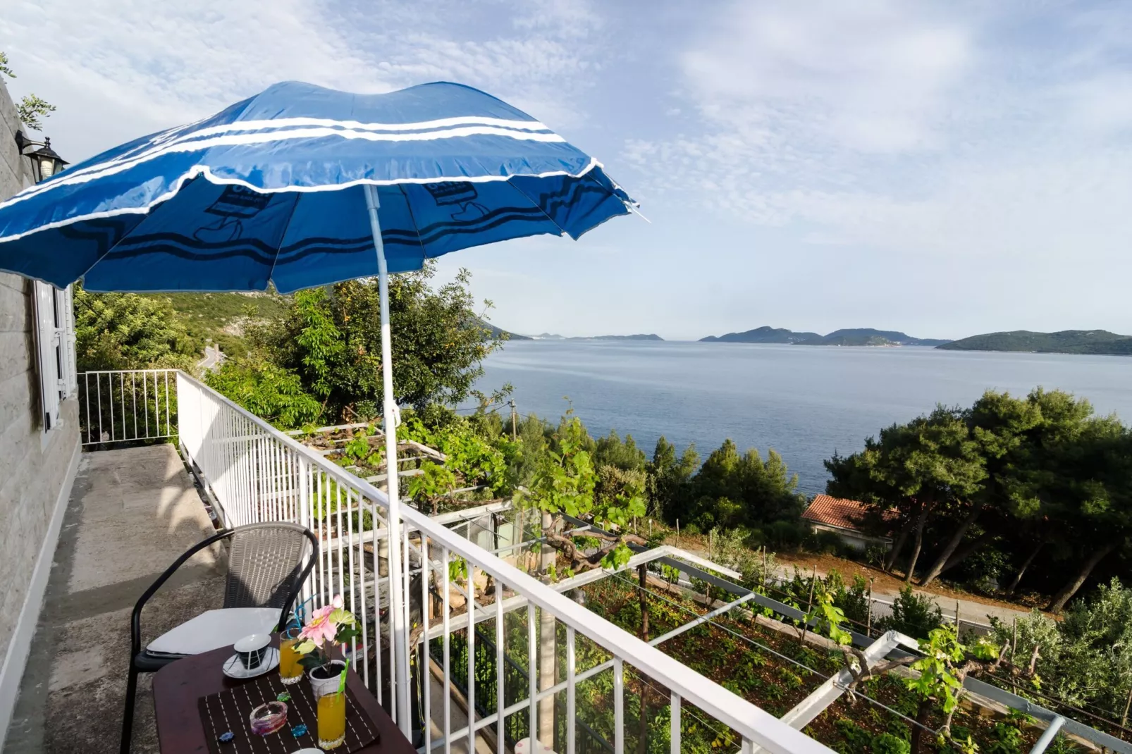 Apartment Giovani - Two Bedroom Apartment with Balcony and Sea View-Terrace