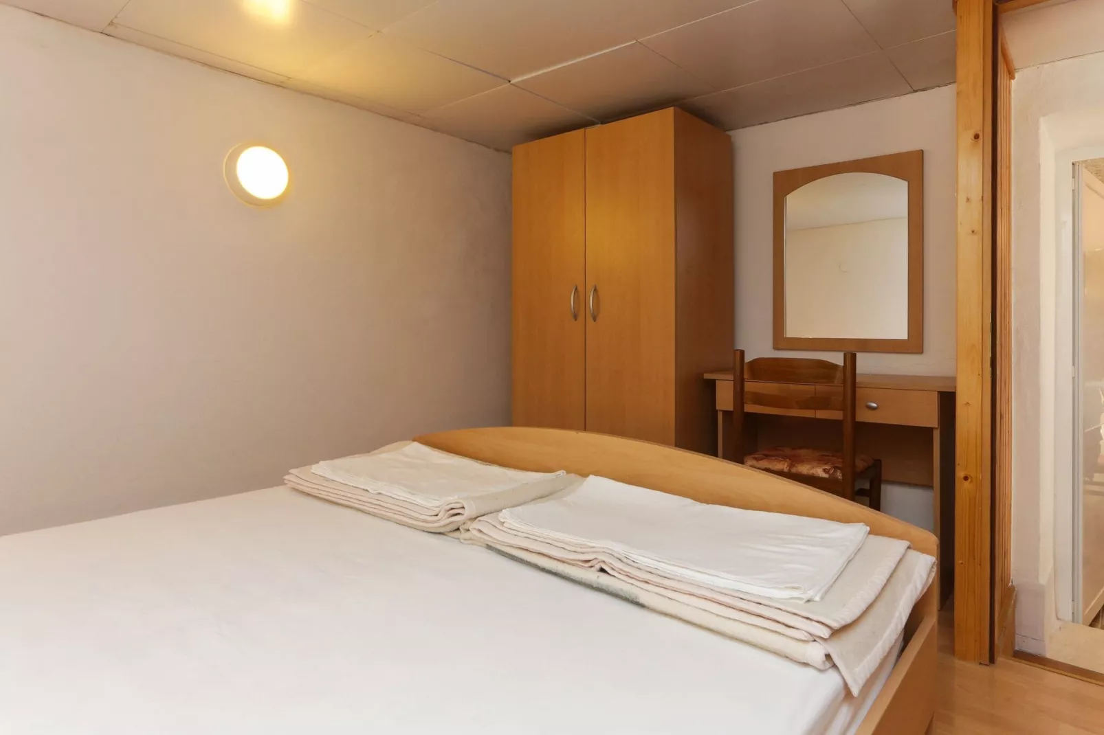 Lapad View Apartments - Duplex Economy Two Bedroom Apartment with Terrace-Bedroom
