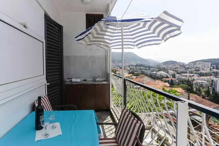Lapad View Apartments - Double Room with Balcony and Sea View-View
