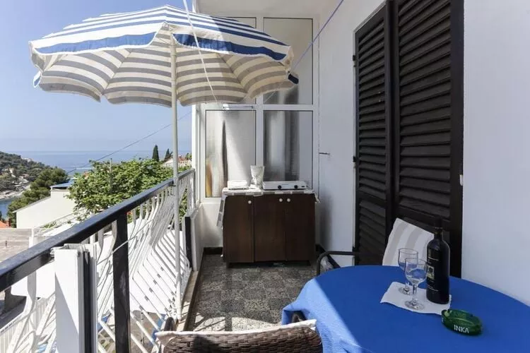 Lapad View Apartments - Double Room with Balcony and Sea View-Outdoor