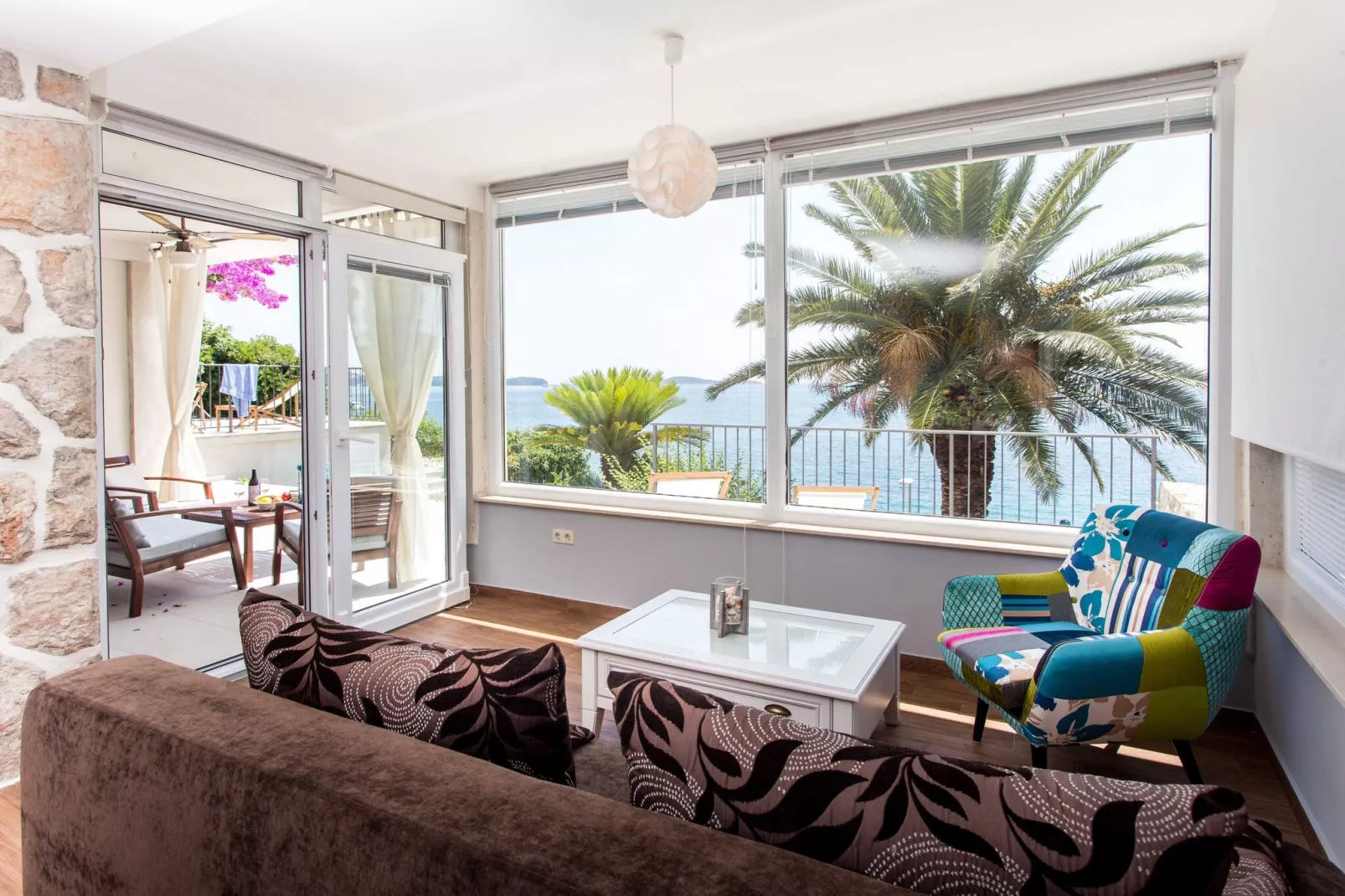 Villa Mirjana - One Bedroom Apartment with Terrace and Sea View (Palma)-Aussicht