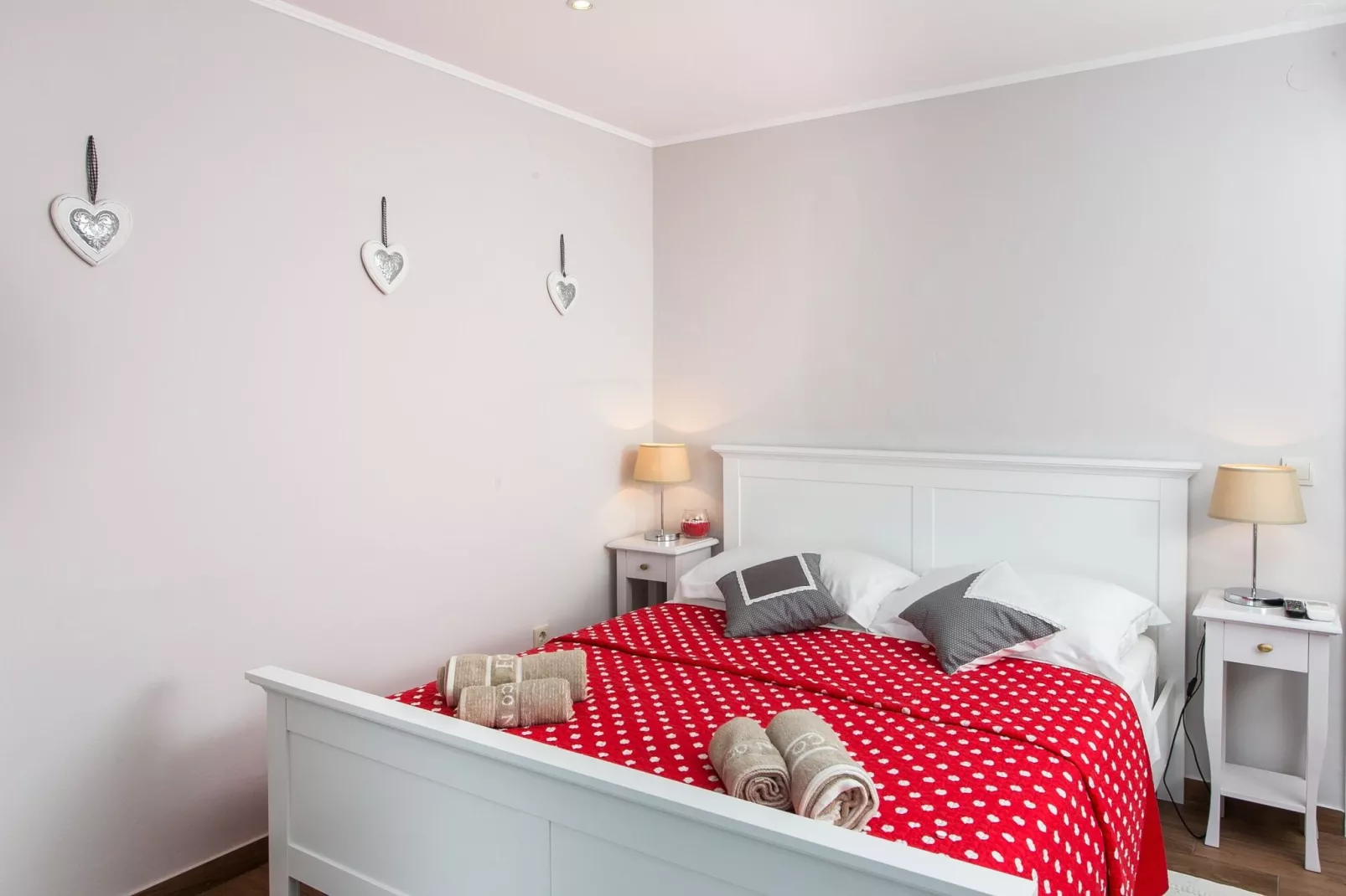 Villa Mirjana - Studio Apartment with Terrace and Sea View (Bogumila)-Bedroom