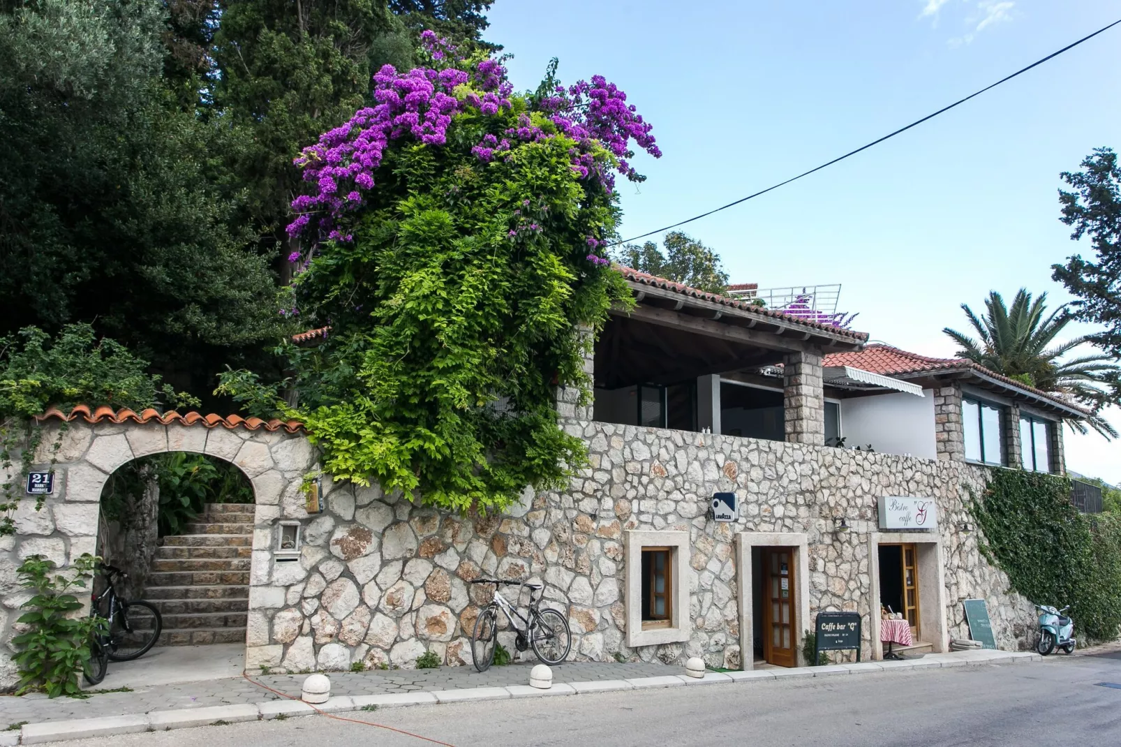 Villa Mirjana - Comfort Studio Apartment with Terrace and Sea View (Cikas)-Extérieur