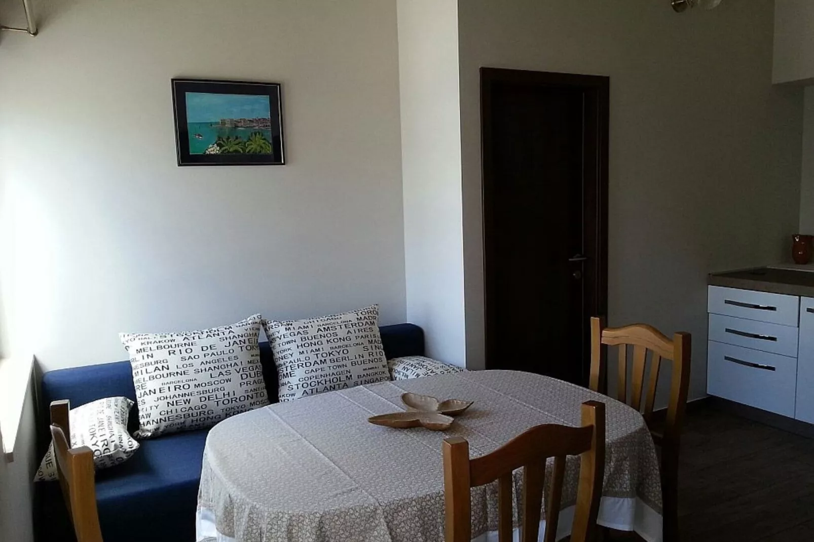Villa Mirjana - One Bedroom Apartment with Terrace and Side Sea View (Taverna)