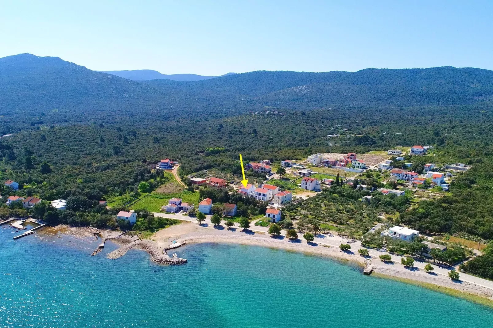 Apartments Lemeš - Two Bedroom Apartment with Balcony and Sea View Ap1-Outdoor