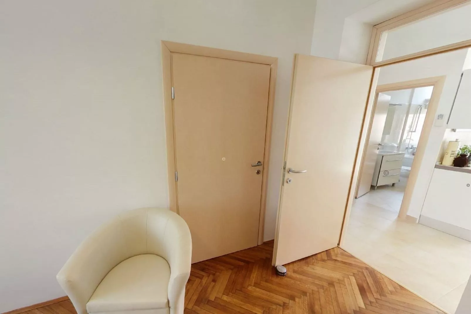 Apartment Mihe - Two-Bedroom Apartment with Balcony and Sea View-Intérieur
