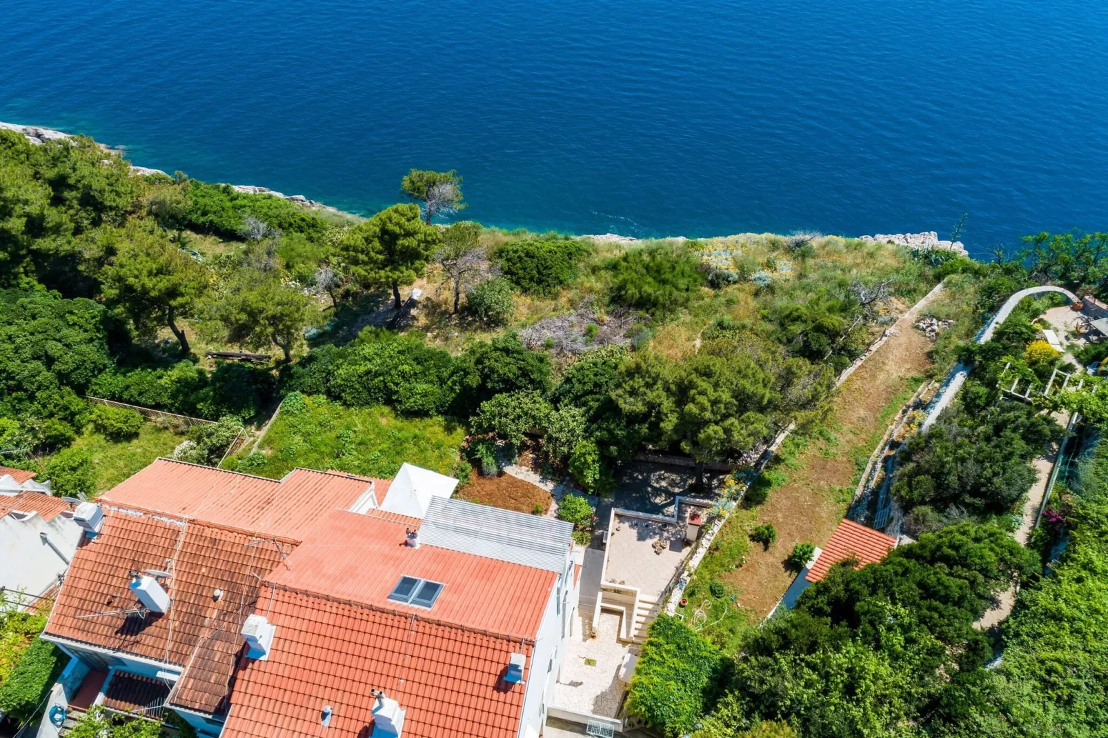 Apartment Edita - Studio with terrace and with Sea View-Vue