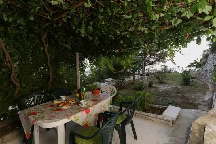 Apartment Edita - Studio with terrace and with Sea View-Terrasse