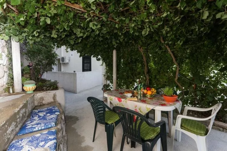 Apartment Edita - Studio with terrace and with Sea View-Terrasse