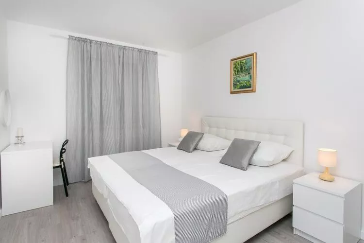 Apartment Dupčić - Two Bedroom Apartment with Balcony-Bedroom