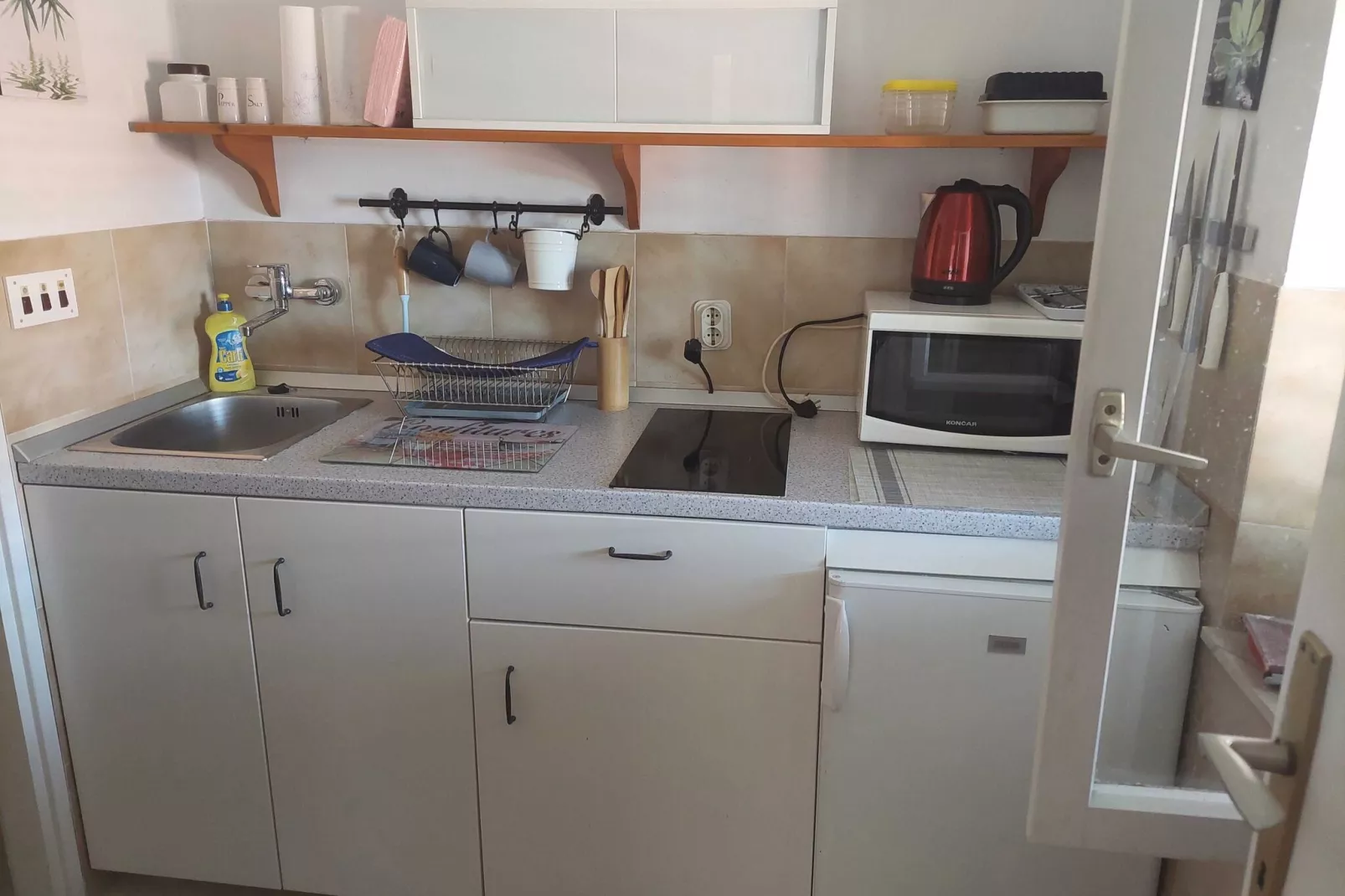 Apartment Saul Cavtat  - One Bedroom Apartment with Terrace and Sea View-Kitchen