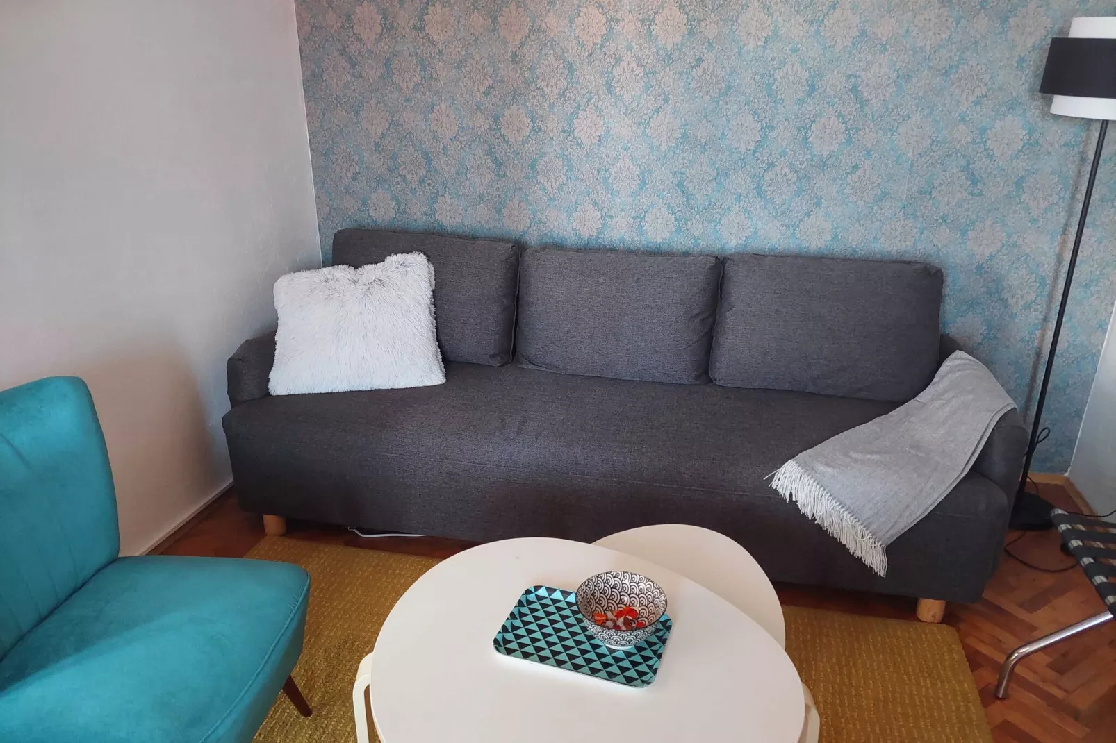 Apartment Saul Cavtat  - One Bedroom Apartment with Terrace and Sea View-Living room