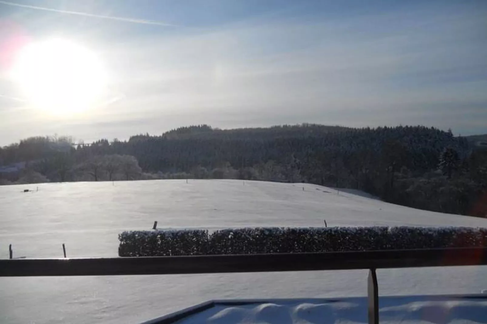 Gîte du Chenay-Vue d'hiver