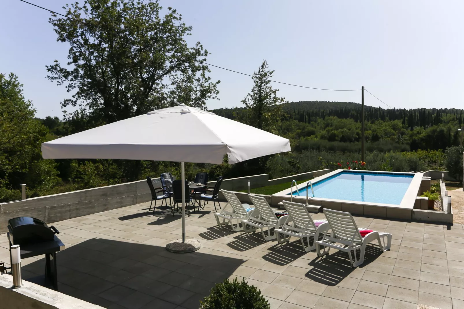 Apartments Villa Harmonia - One-Bedroom Apartment with Patio and Shared Pool-Terrace