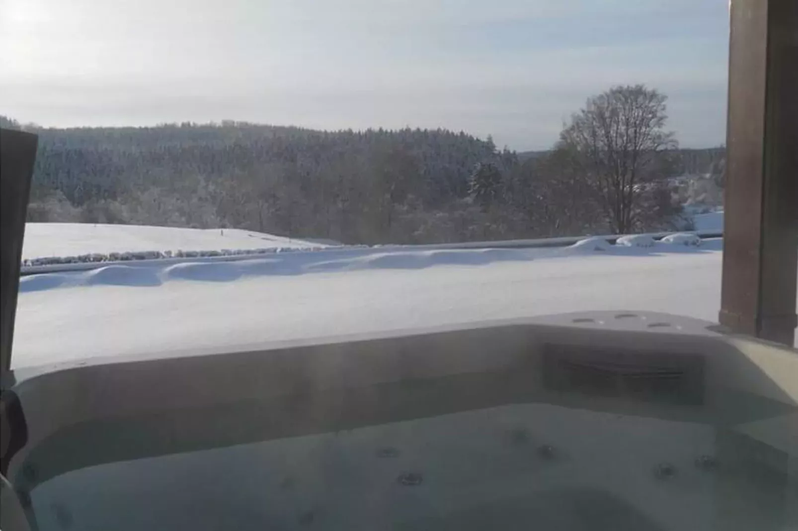 Gîte du Chenay-Vue d'hiver