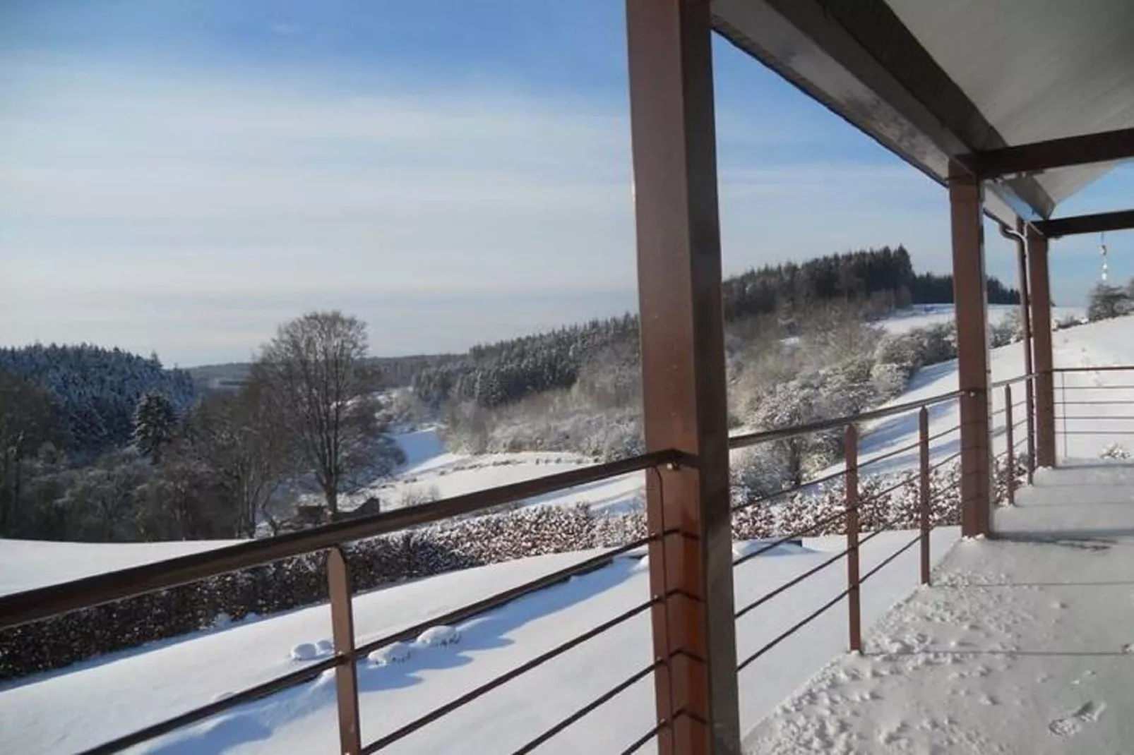 Gîte du Chenay-Vue d'hiver